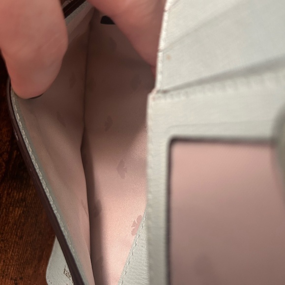 Kate Spade Slim Bifold Wallet Color Stone Grey - Picture 5 of 7